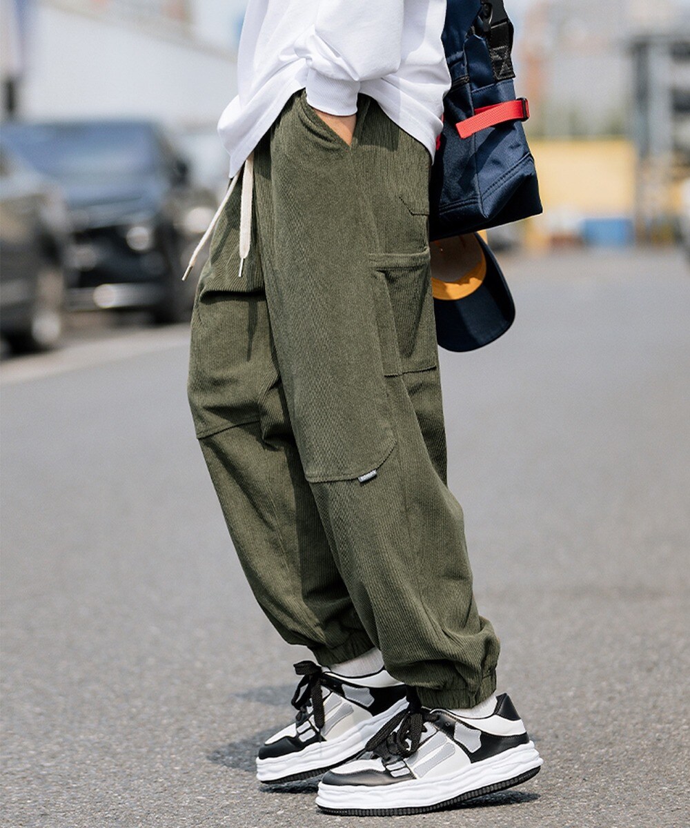 HOOK】定番コーデュロイ裾絞りカーゴパンツ | フック(HOOK) | マルイ