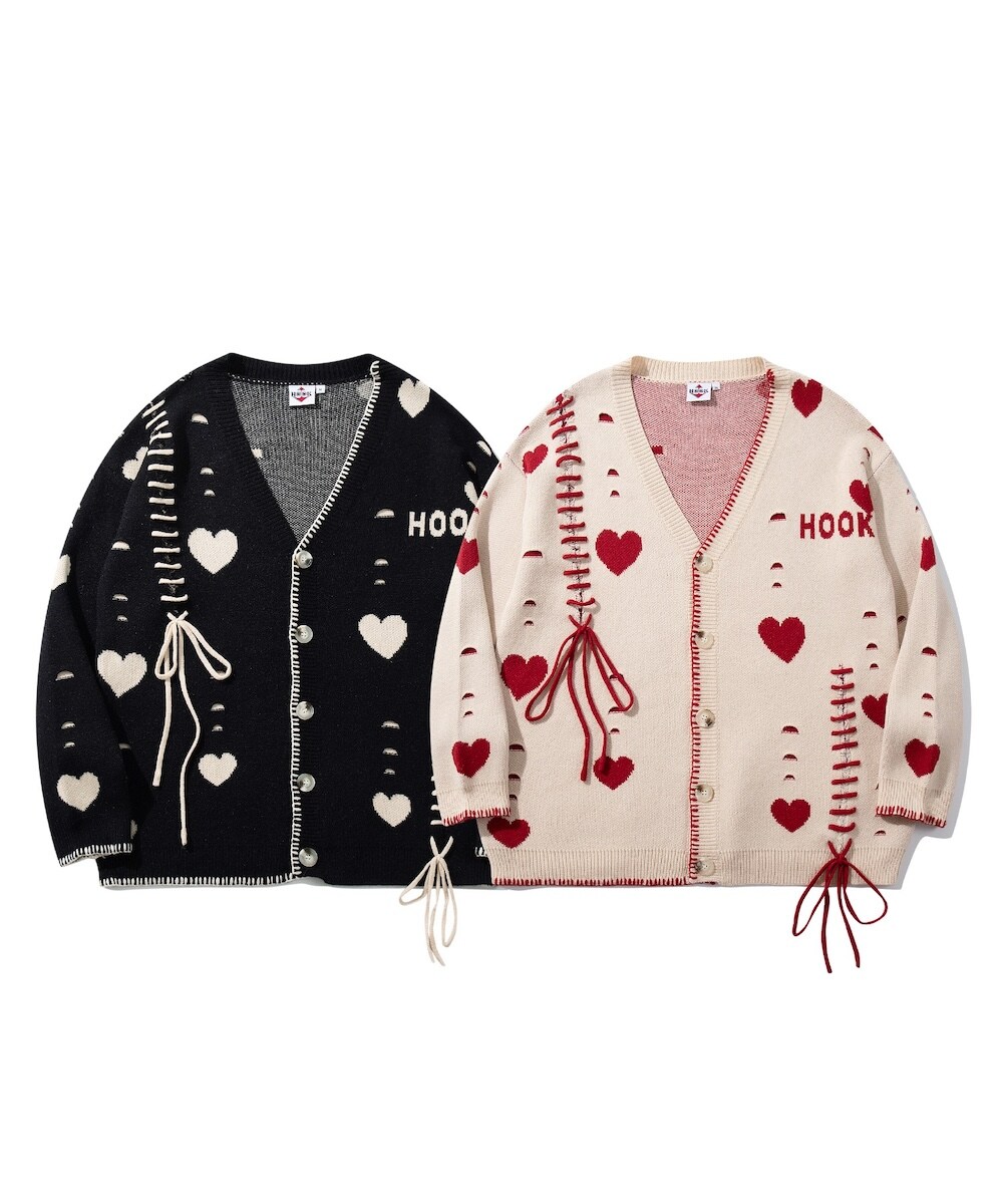 McDavid 総柄 豪華 刺繍 カーディガン