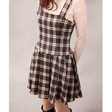 【HOOK】for girls 　チェック柄ジャンパースカート