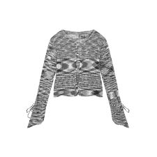 【HOOK】for　girls　杢ニットソーカーデ