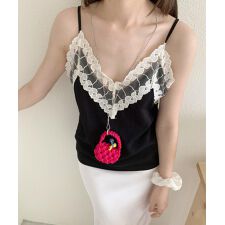 ミニかぎ編みハンドバッグ