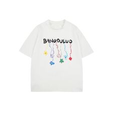 カラフルフラワーチャームTシャツ