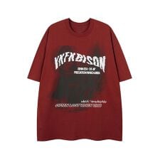 フック(HOOK)のレタープリントTシャツ