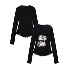 【HOOK】for girls ファーフリルトップス