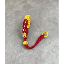 フック(HOOK)のHOOK -select-  ポップ風マーガレット編みスマホストラップ