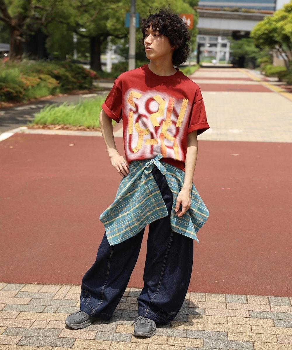 【HOOK】幾何学柄　腰巻き