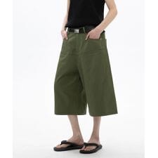 【ユニセックス】バギーシルエットワイドショートパンツ