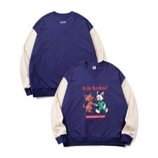 HOOK -original-　キャラクタープリント クルーネックスウェット