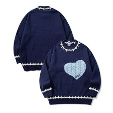 HOOK -original-　ハートジャカードニットプルオーバー