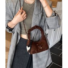 HOOK for girls　ハートチャーム付き 2WAYバッグ チェーンショルダー 韓国ガーリー