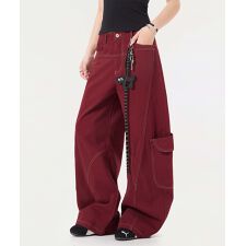 HOOK -select- 　デニムカーゴバルーンパンツ