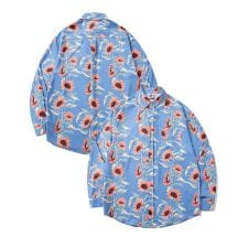 フック(HOOK)のHOOK -original-　レトロ調総プリントポリシャツ