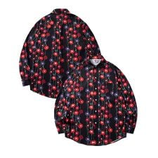 フック(HOOK)のHOOK -original-　レトロ調総プリントポリシャツ