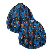 フック(HOOK)のHOOK -original-　レトロ調総プリントポリシャツ