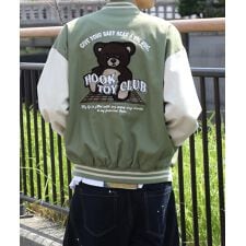 HOOK -original-　アメカジサガラ刺繍スタジャンジャケット