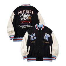 HOOK -original-　アメカジサガラ刺繍スタジャンジャケット