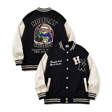 HOOK -original-　アメカジサガラ刺繍スタジャンジャケット