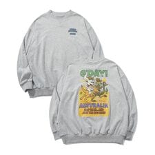 HOOK -original-　アメリカンカートゥーンキャラクターバックプリントスウェット