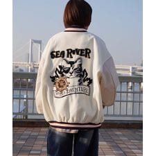 HOOK -original-　サガラ刺繍ワッペンスタジャン