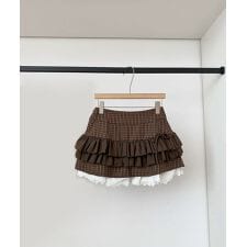 HOOK for girls　フリルティアードミニスカート