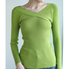 【Jasmine】セクシーＶネックオフショルニットトップス