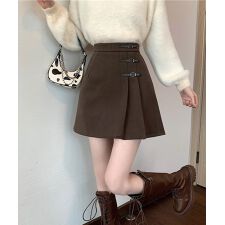 【Jasmine】ハイウエストプリーツミニスカート