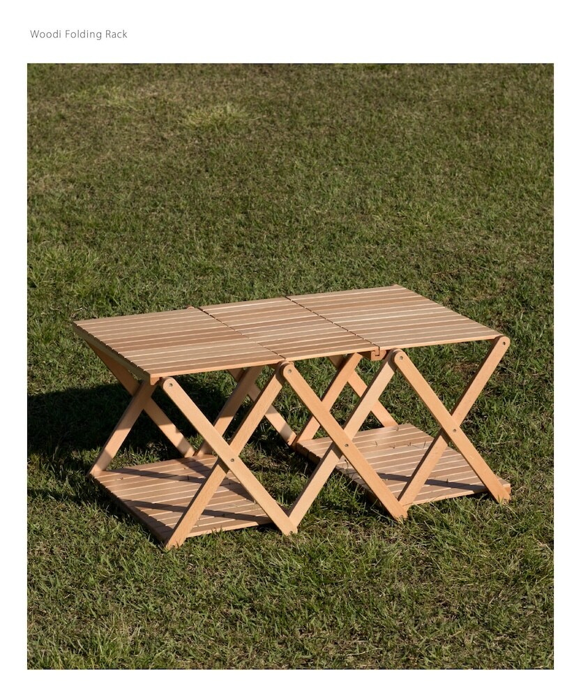 【極美品】S'more Woodi Folding Rack / 2way Woodi Folding Rack 2way | スモア(S'more) | マルイウェブチャネル