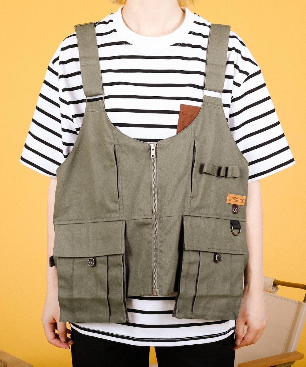 スモア（S’more）/キャンプベスト S’more fireproofing 2WAY campvest【smore】 キャンプベスト S'more fireproofing 2WAY campvest【smore】 | スモア
