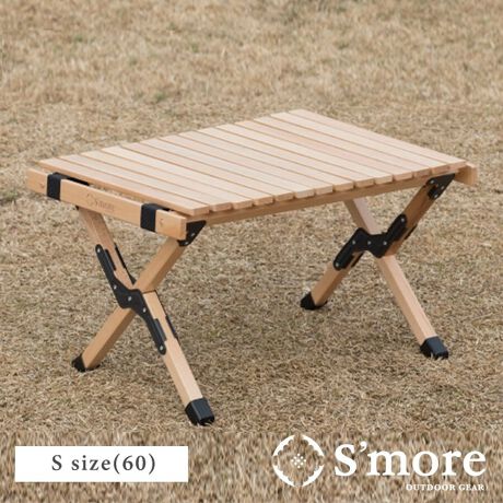 [^:SMOrsRT001a]yS'more /Woodi Roll Table 60z<br> AEghAEW[EsNjbNELvEbh[e[u<br> Vۂ߂ăRpNg[<br> <br><br> 