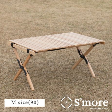 [^:SMOrsRT001a]yS'more /Woodi Roll Table 90z<br> AEghAEW[EsNjbNELvEbh[e[u<br> Vۂ߂ăRpNg[<br> <br>