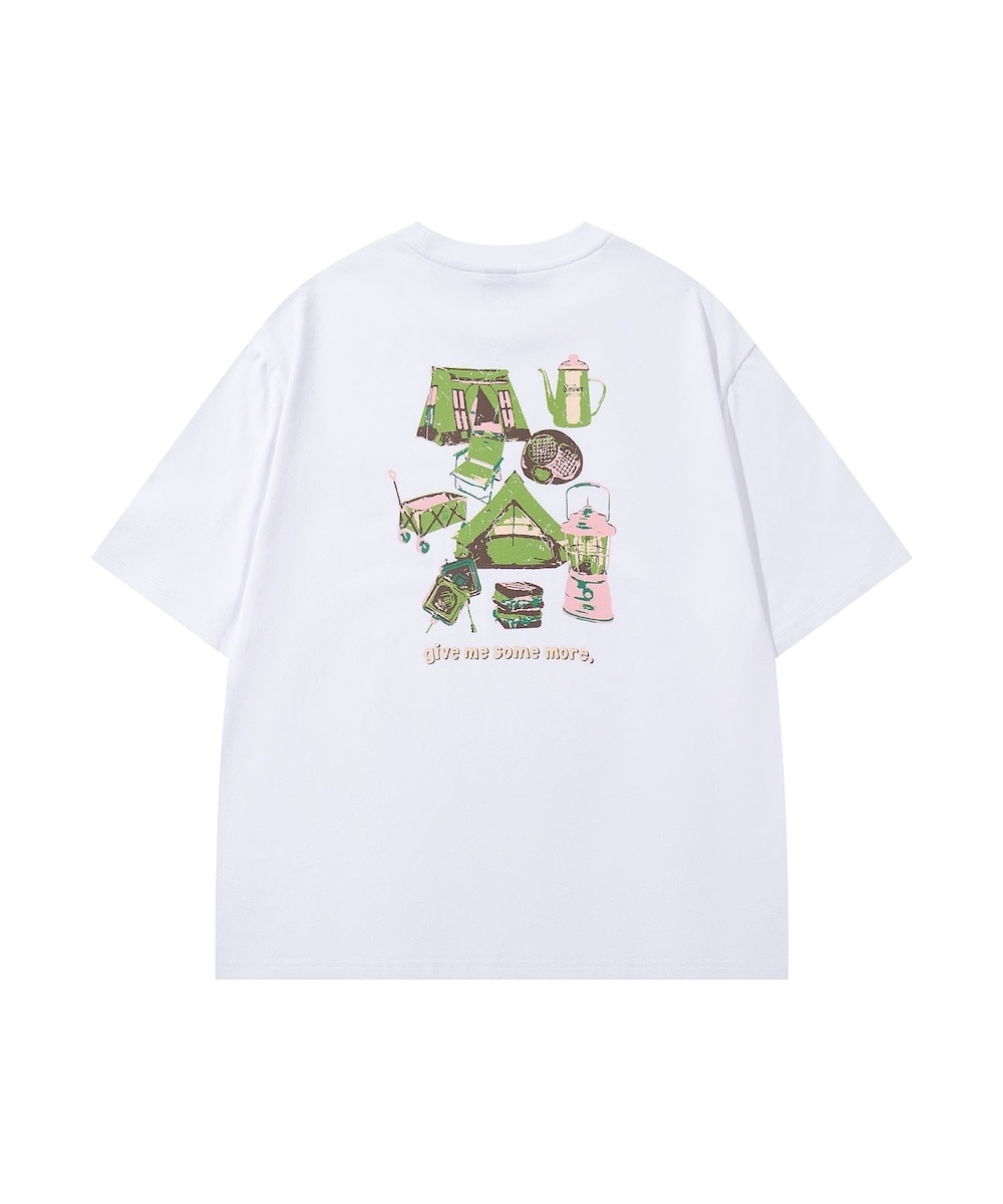 Pop Color Gear Back Print Tee ポップ配色ギアバックプリント半袖Tシャツ Pop Color Gear Back Print Tee ポップ配色ギアバックプリント