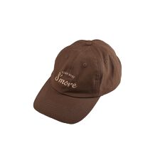 S'more crew cap 刺繍ロゴ綿100％キャップ