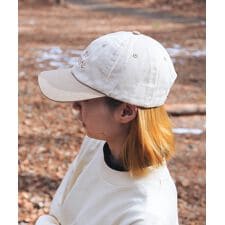 S'more crew cap 刺繍ロゴ綿100％キャップ