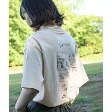 COTTON T SHIRTS - S'more gear illustration (SS)
