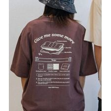 COTTON T SHIRTS  - S'more recipe (SS)