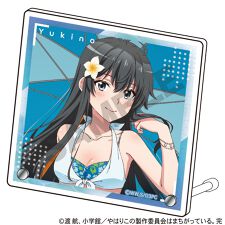 クラックス(CRUX)のやはり俺の青春ラブコメはまちがっている。完　ミニアクリルパネル　雪ノ下雪乃　水着パラソル