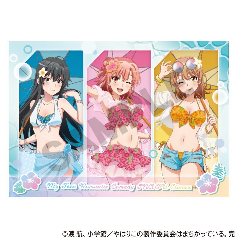 ミ*い様 アクリルスタンド 水着キャラクター 3人セット　俺ガイル やはり俺の青春ラブコメはまちがっている。完 アクリルスタンド