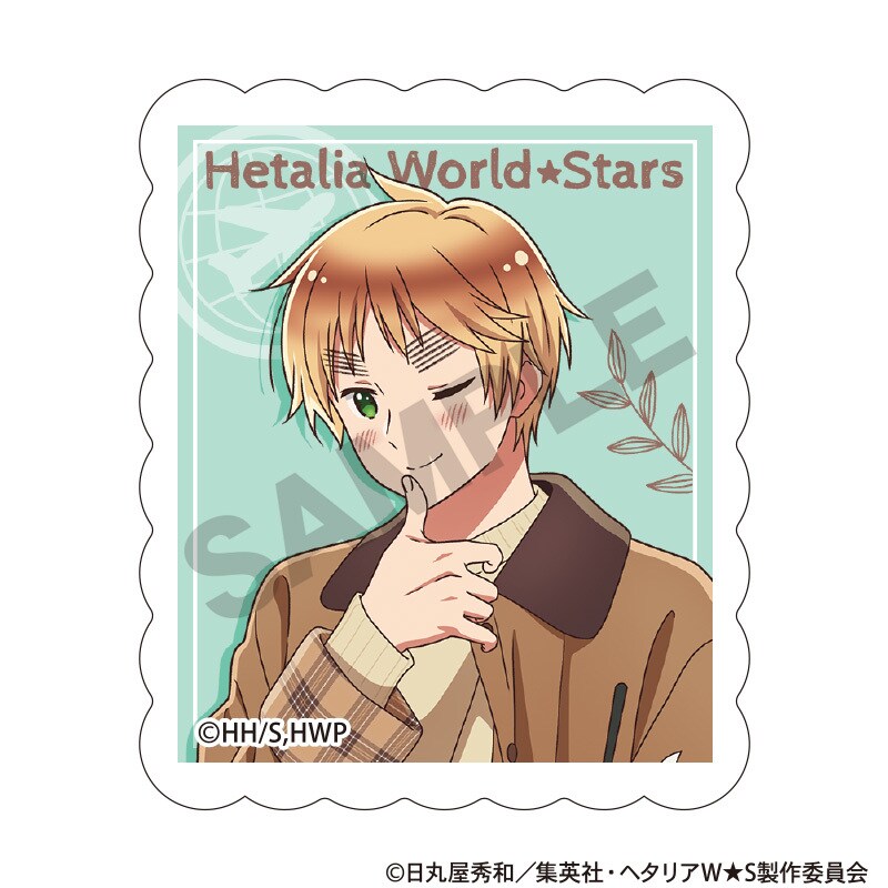 ヘタリア アクリルマグネット イタリア ドイツ 日本 アメリカ イギリス ヘタリア World☆Stars アクリルマグネット イギリス 食べ歩き