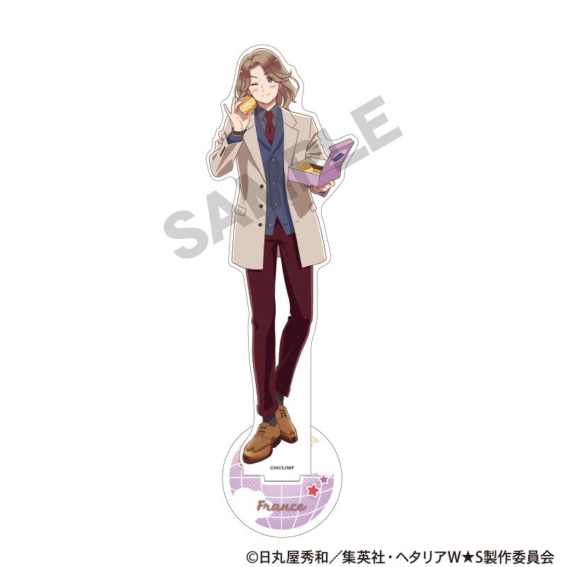 ヘタリア フランス ミニアクスタ アニメ「ヘタリア World☆Stars」アクリルスタンド（きゃらほっ