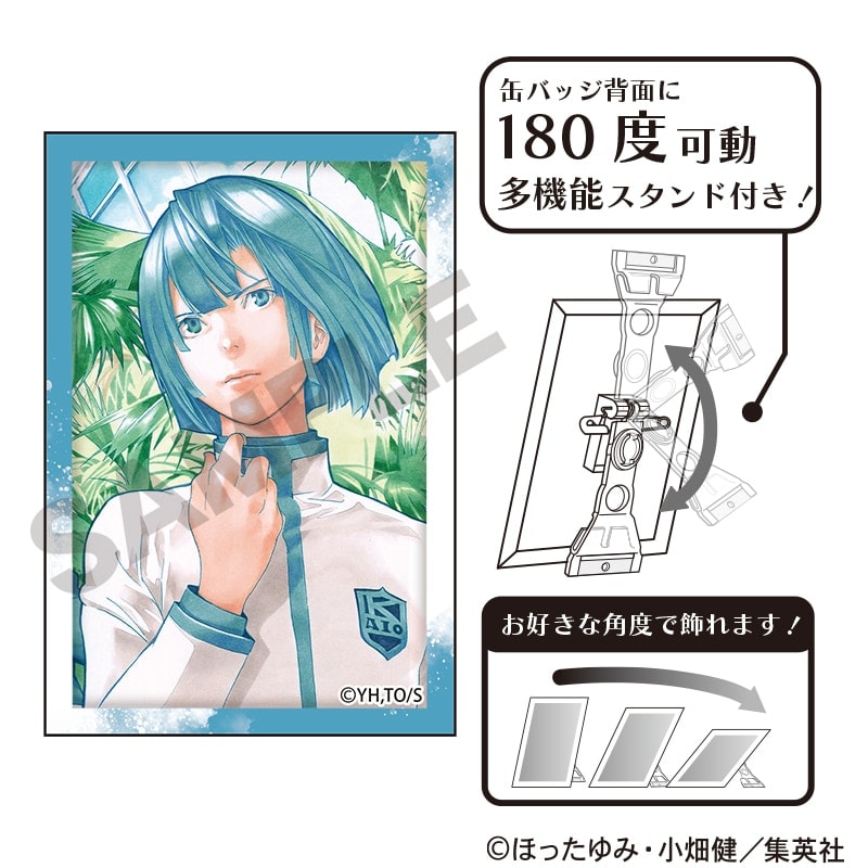 ヒカルの碁 アート缶バッジ 塔矢アキラ | クラックス(CRUX) | マルイ