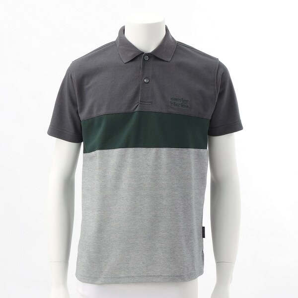 Cornier ストライプポロシャツ Mサイズ グレー系 Cornier ストライプポロシャツ Mサイズ グレー系 【公式通販】