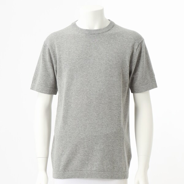 【stanley blacker】クルーネック半袖ニットＴシャツ/ネイビー/無地/ウォッシャブル cd010-36026-01b.jpg?basethum=225