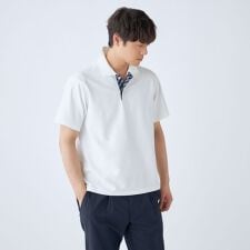 【stanley blacker】【半袖】ポロシャツ オフホワイト