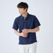 【stanley blacker】【半袖】ポロシャツ ネイビー