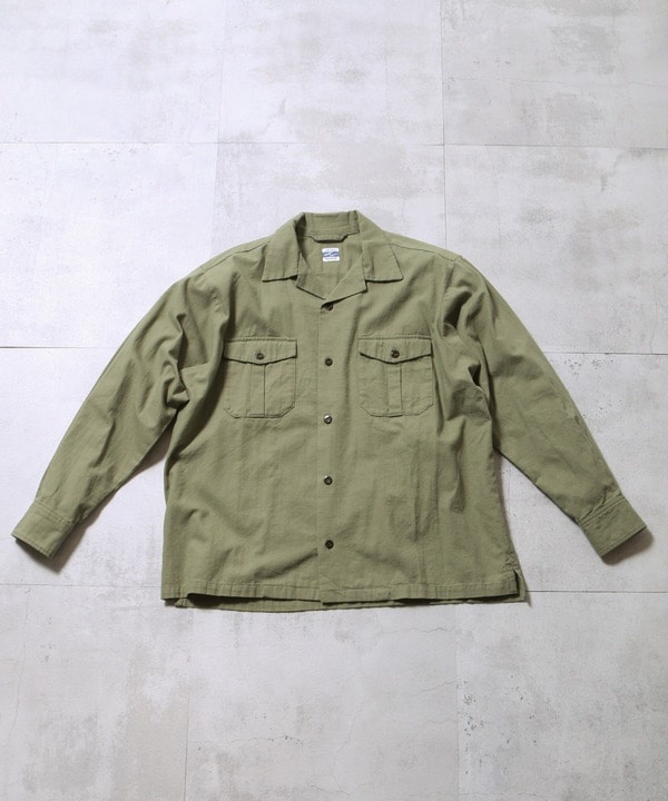 ARMY TWILL(アーミーツイル)】COTTON SLAB UTILITY SHIRT | フューズ