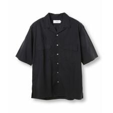 コットンシルクオープンカラーシャツ