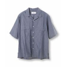 コットンシルクオープンカラーシャツ