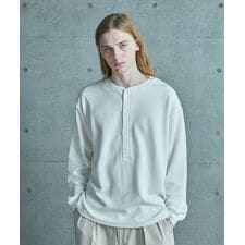 テックサーマル ヘンリーネックシャツ＜吸水速乾・ストレッチ・軽量・通気性・保温性＞