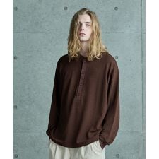 テックサーマル ヘンリーネックシャツ＜吸水速乾・ストレッチ・軽量・通気性・保温性＞