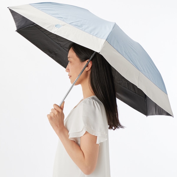 【 Aquascutum 晴雨兼用折りたたみパラソル Aquascutum （アクアスキュータム）】 晴雨兼用傘（折りたたみ
